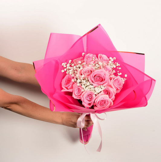 ONE DZ COLOR ROSES WRAP