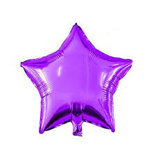 Globos de Mylar con forma de estrella de 18''