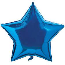 Globos de Mylar con forma de estrella de 18''