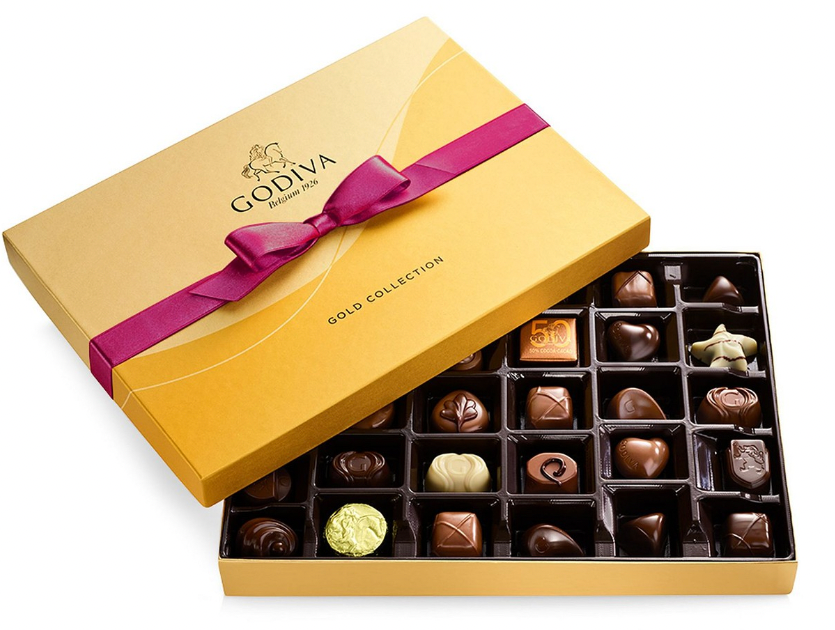 Caja de bombones Godiva