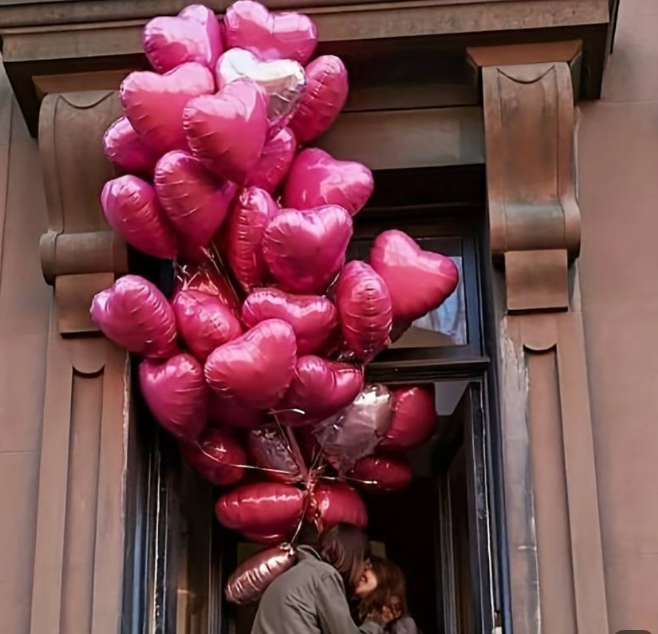 Globo Mylar rosa intenso de 18''