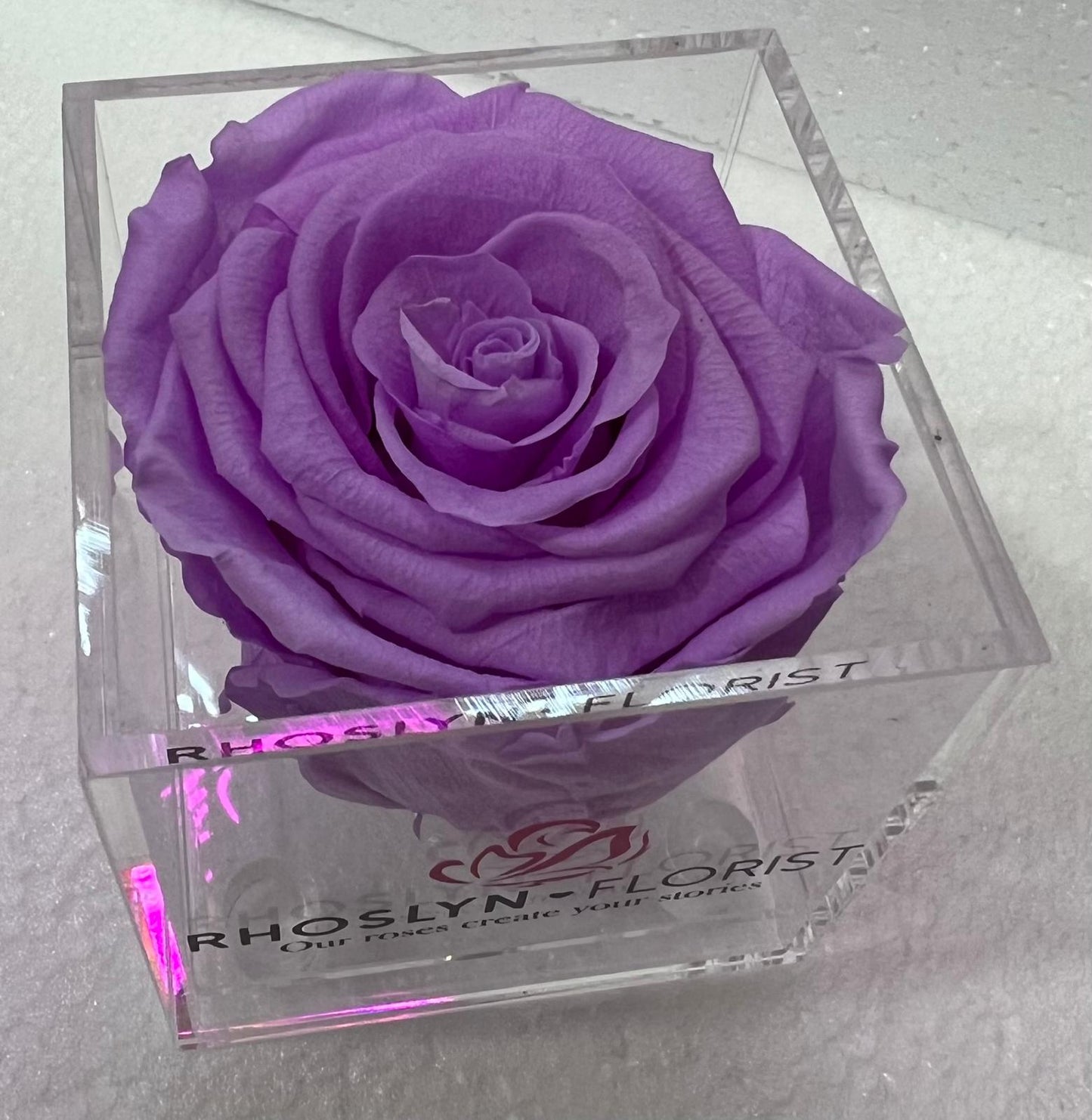 Acrylic Single Rose