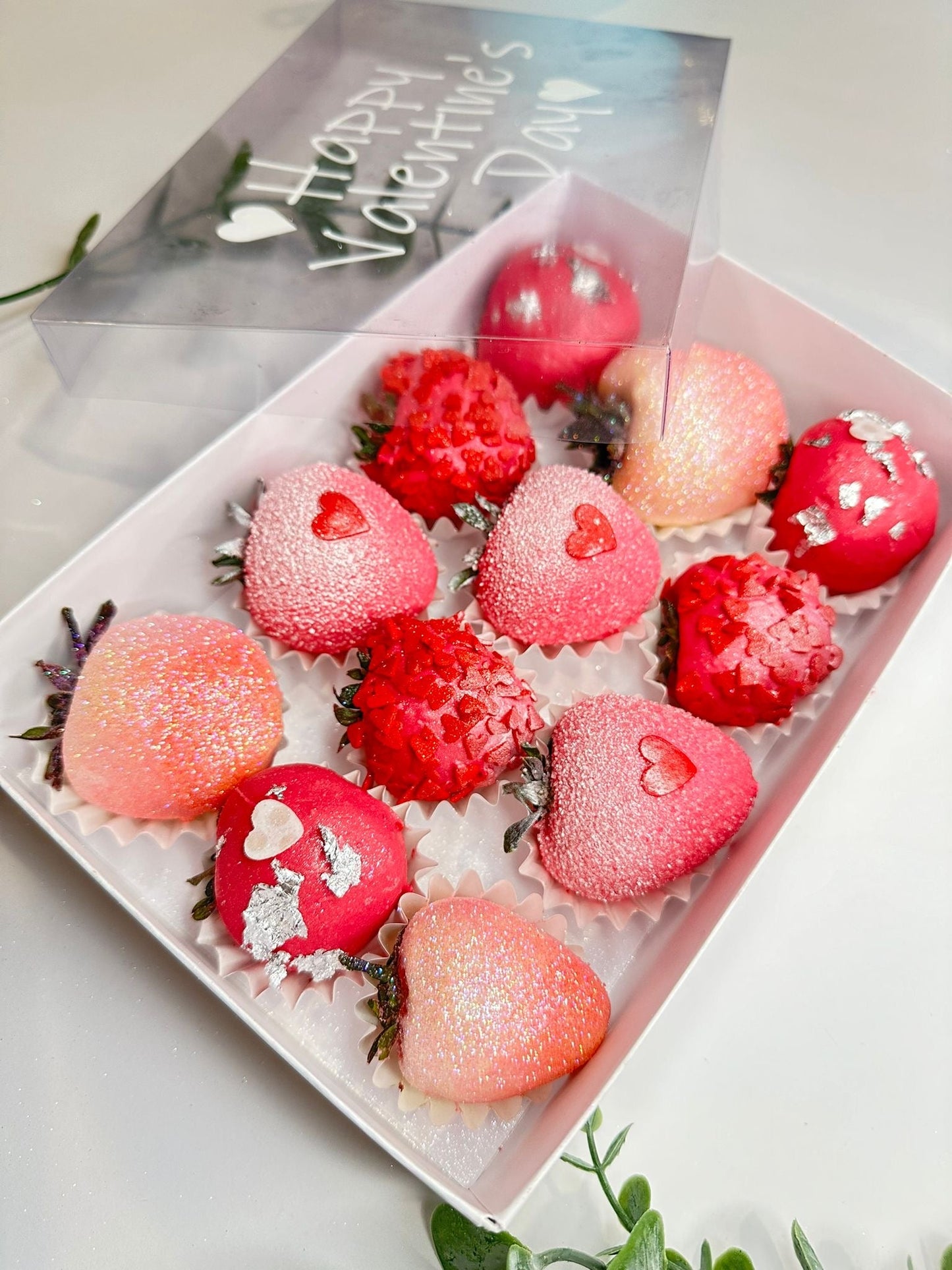 Fresas con chocolate para San Valentín